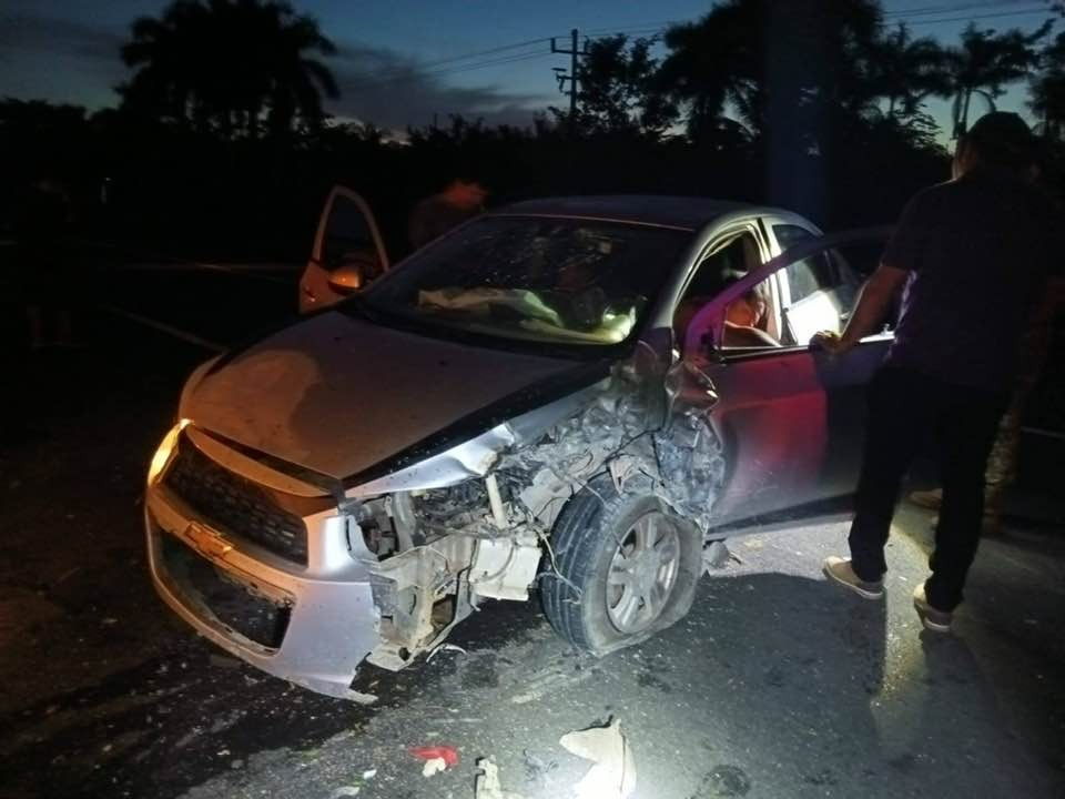 los responsables sufrieron diversos raspones en rostro y brazos