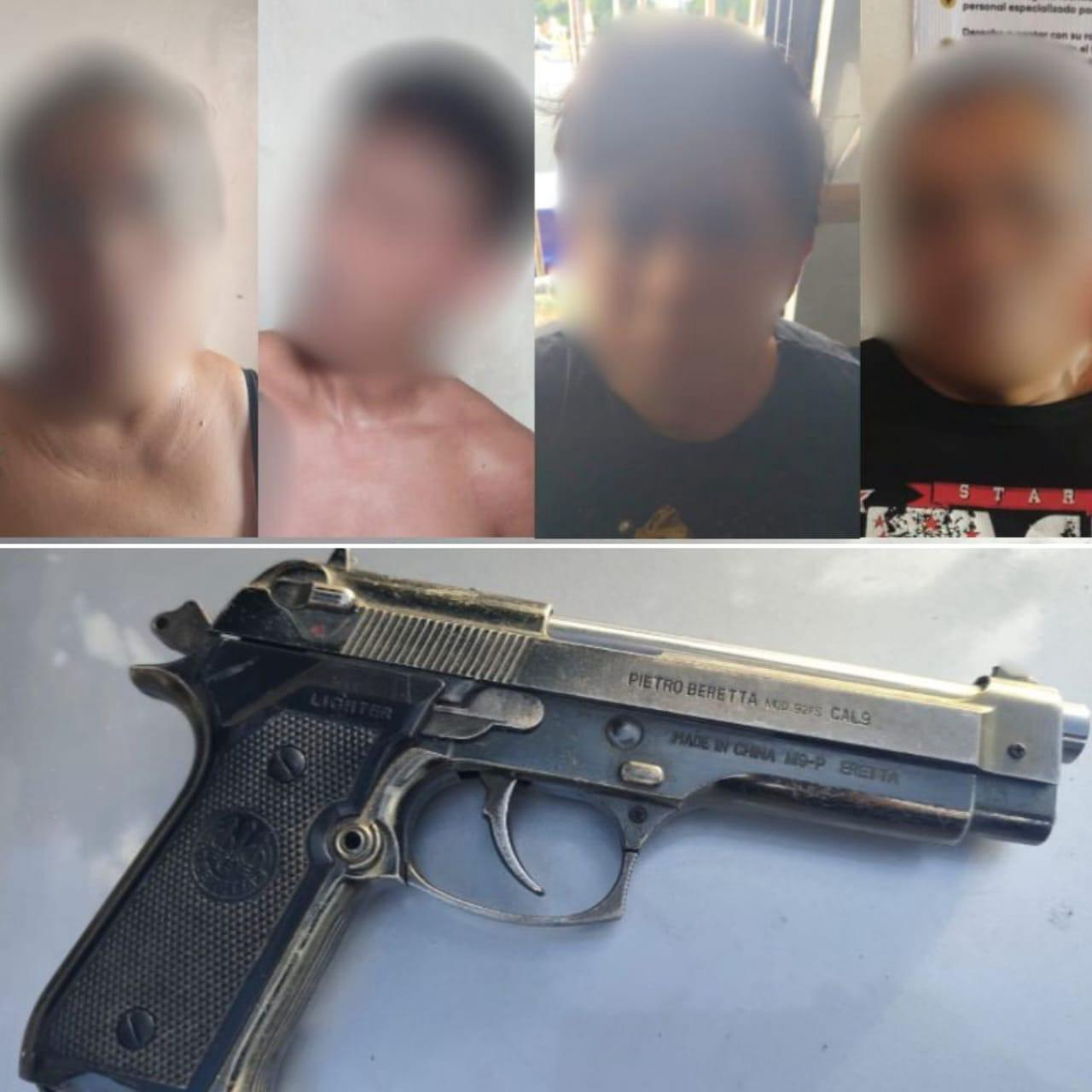 Cuatro detenidos por robo con violencia en la tienda “El Negrito” de Chocholá, Yucatán Cuatro detenidos por robo con violencia en la tienda “El Negrito” de Chocholá, Yucatán