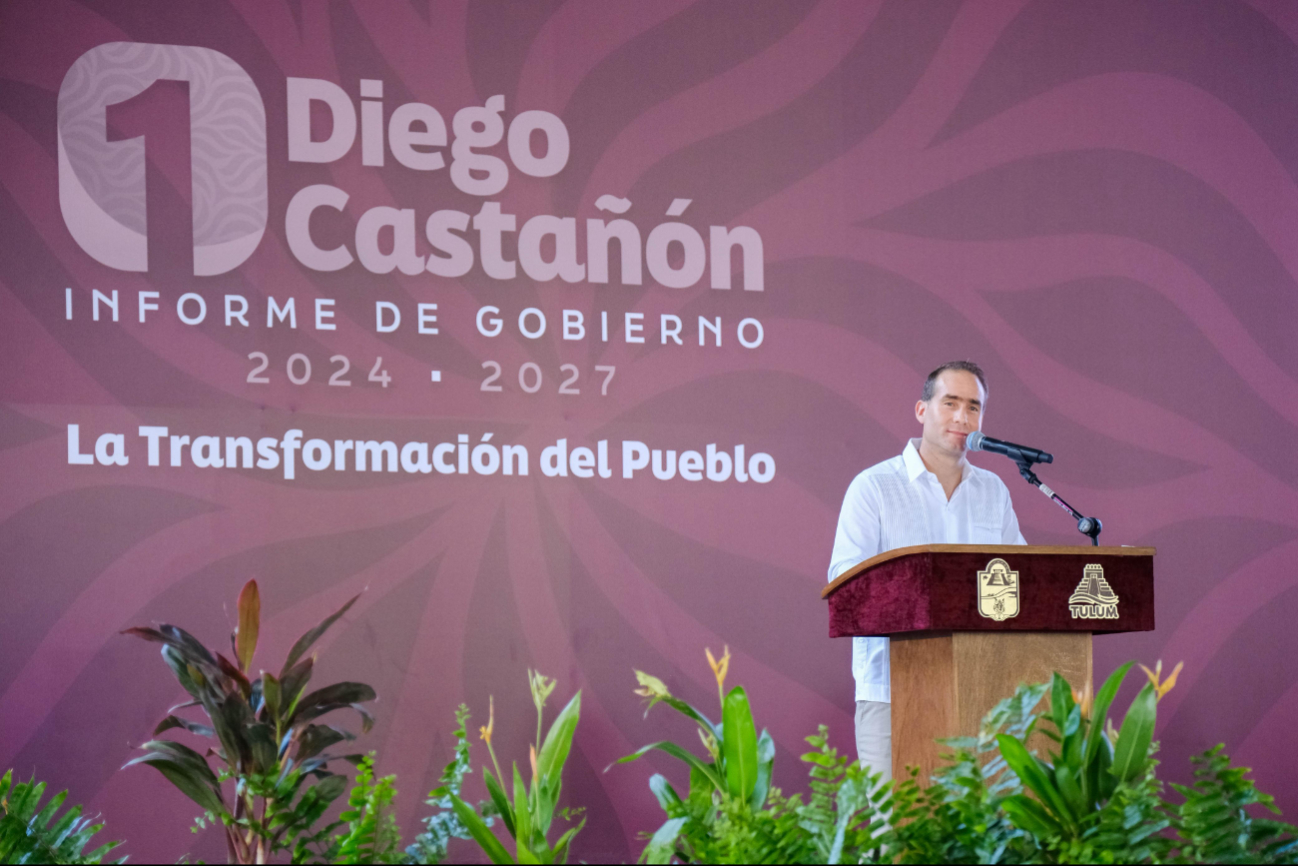 En su discurso, el presidente  municipal presumió programas  sociales y obras