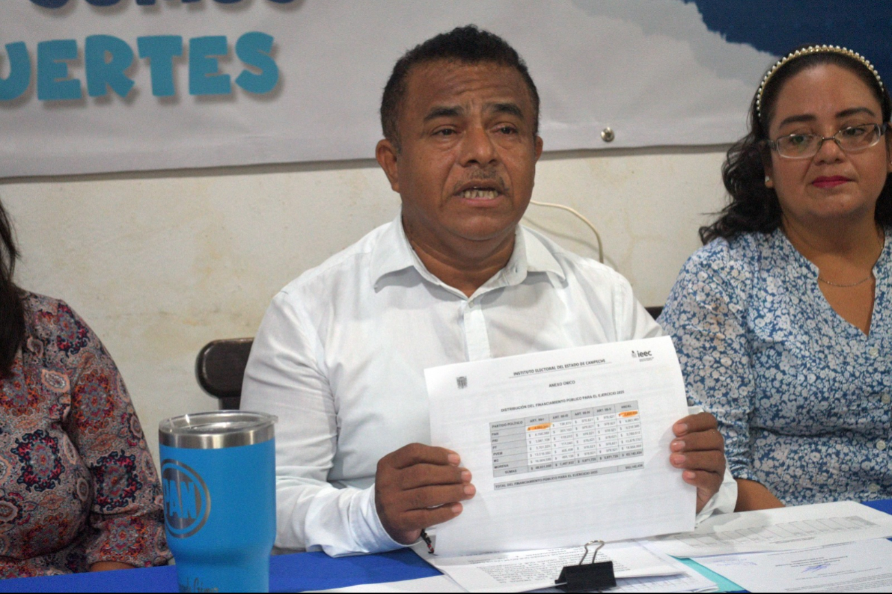 Panistas de Campeche reclaman 200 mil pesos de adeudo y mal uso de prerrogativas