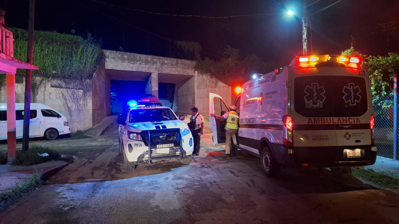 SPSC asegura motoneta tras accidente en la colonia Jesús García Corona