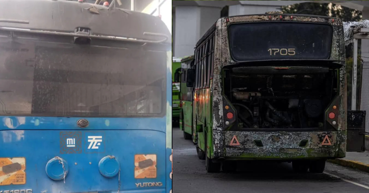 Las unidades afectadas  pero que no cobraron más vida ni lesionados