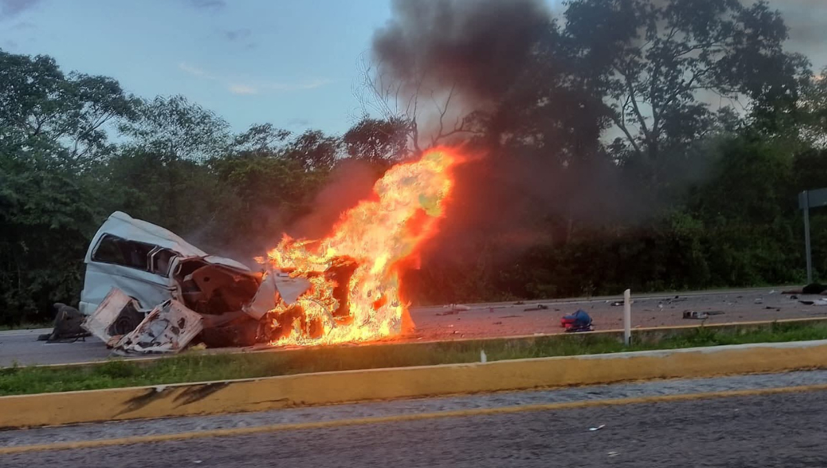 Accidente en la Campeche–Mérida deja 16 muertos; ocho ya fueron identificados