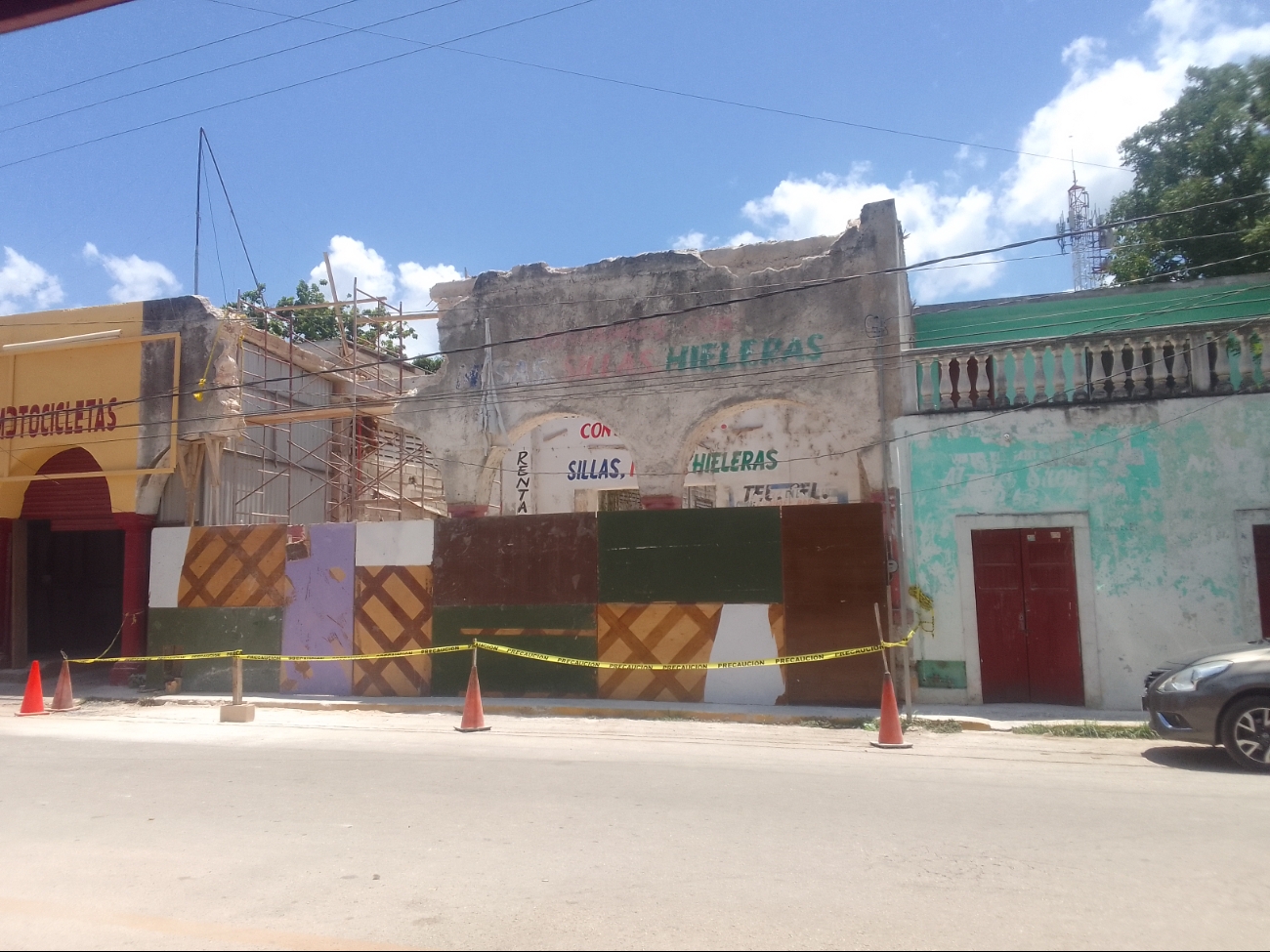 Demuelen histórico edificio del Sindicato del Chicle en Peto para construir centro comercial Demuelen histórico edificio del Sindicato del Chicle en Peto para construir centro comercial