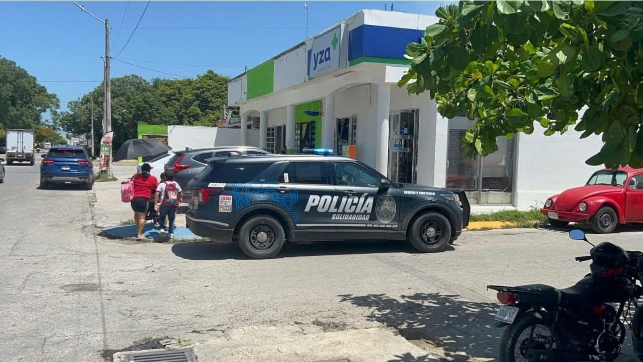Una patrulla que circulaba por los alrededores, se percató de la actitud sospechosa de los sujetos