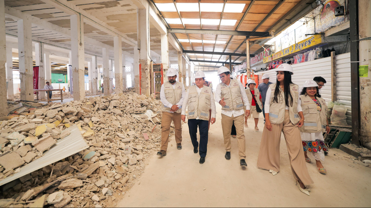 El titular del Ejecutivo estatal indicó que se espera que la obra concluya a finales de febrero del próximo año