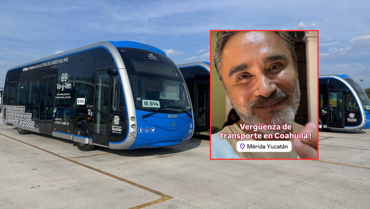 “La Wicha” exhibe transporte en Coahuila y lo compara con el Va y Ven de Yucatán “La Wicha” exhibe transporte en Coahuila y lo compara con el Va y Ven de Yucatán