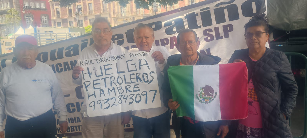 Derechos laborales ignorados: petroleros en huelga de hambre por justicia