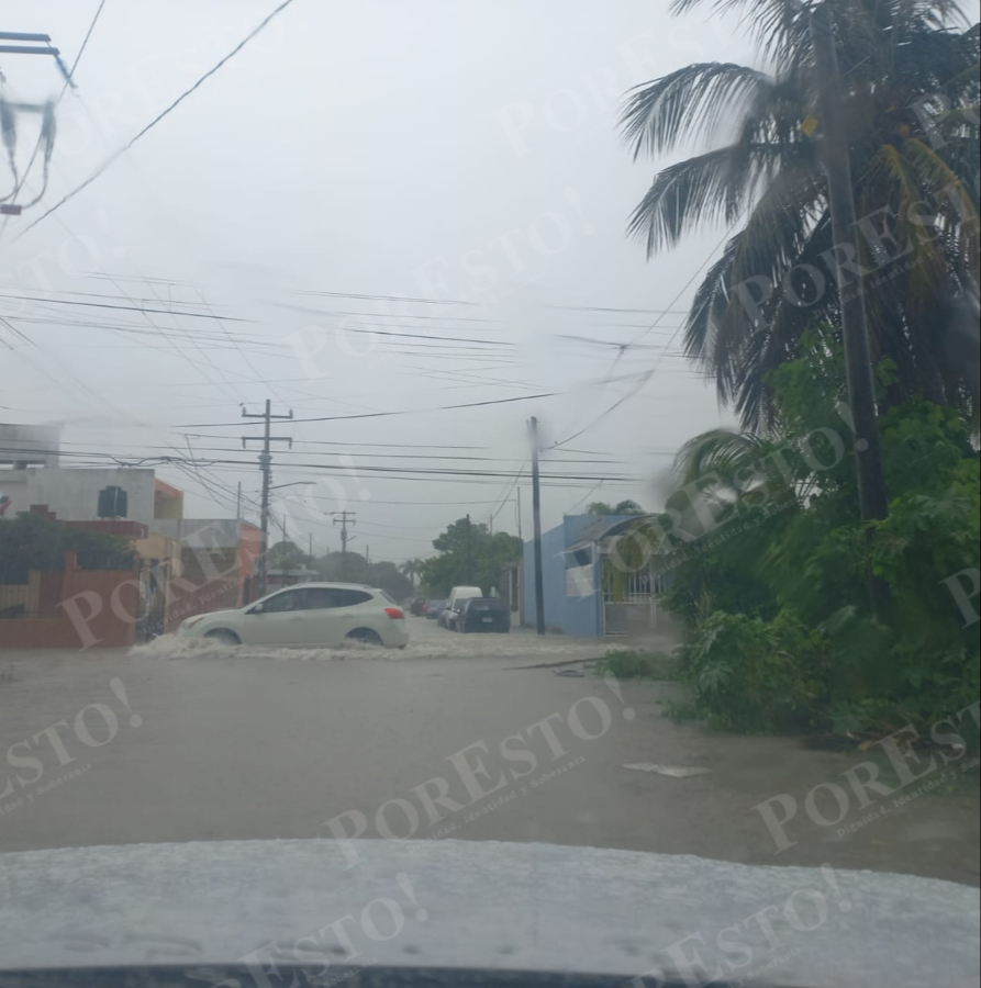 Avenidas cerradas e inundadas: Así afectaron las fuertes lluvias a Cancún