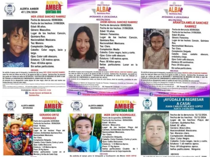 Aunque la mayoría de menores desaparecidos son mexicanos, se han reportado casos de niños extranjeros