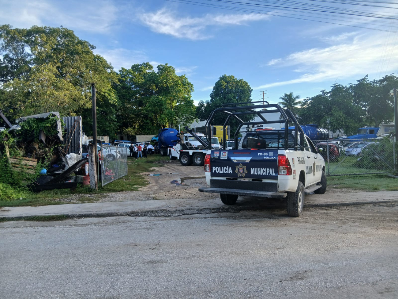 Misterioso robo de madrugada en corralón de la colonia Carlos Salinas de Gortari