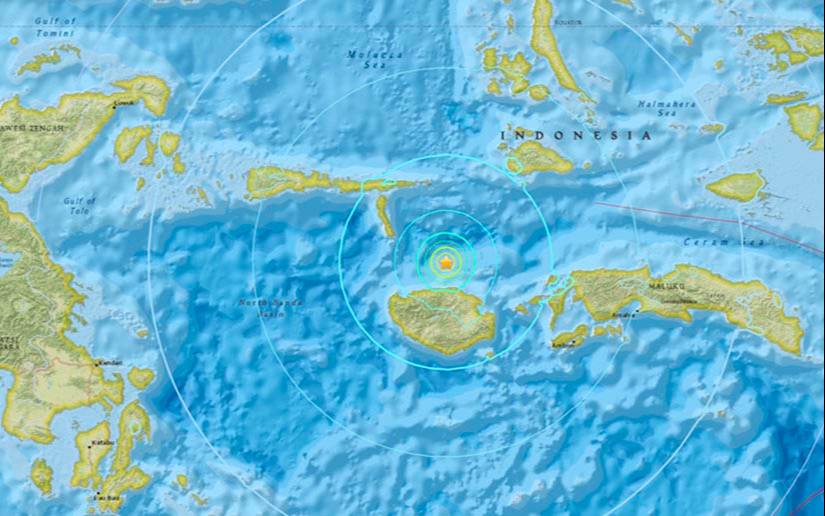 Sismo de 6.1 sacude Indonesia: epicentro cerca de Nabire en Papúa Central