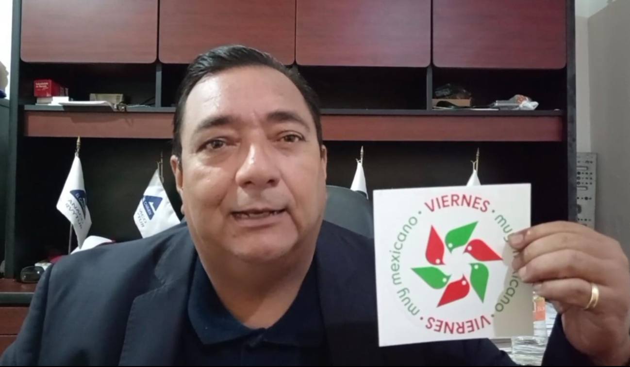 Carlos Alberto Arjona Gutiérrez, presidente de la CANACO en Carmen, aseguró que el “Viernes muy Mexicanísimo” busca dar oxígeno a los pequeños negocios