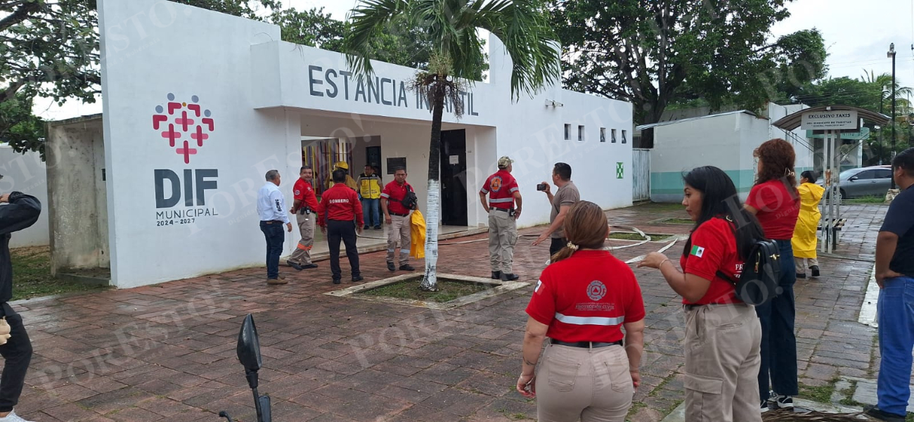 Los menores de edad y personal de la Estancia fueron evacuados del sitio