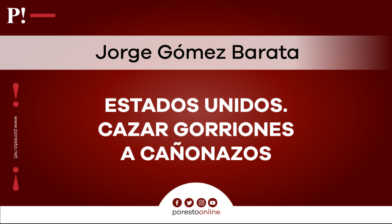 Estados Unidos. Cazar gorriones a cañonazos Estados Unidos. Cazar gorriones a cañonazos