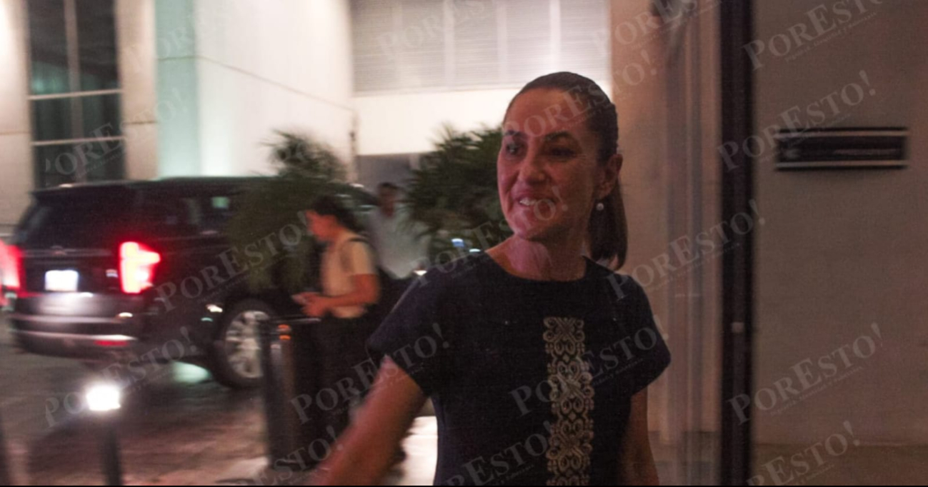 Previo a su llegada a Yucatán, Sheinbaum estuvo en Campeche. Previo a su llegada a Yucatán, Sheinbaum estuvo en Campeche.