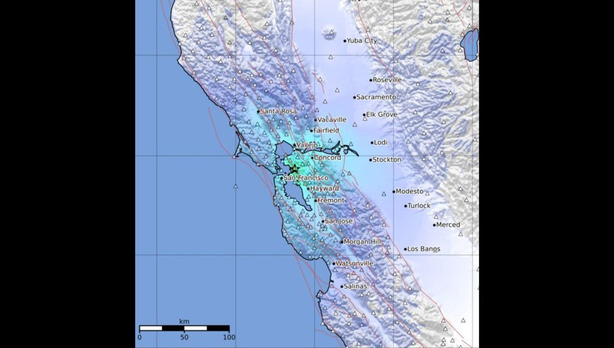 El Departamento de Manejo de Emergencias de San Francisco señaló que, no hay reportes de heridos ni daños