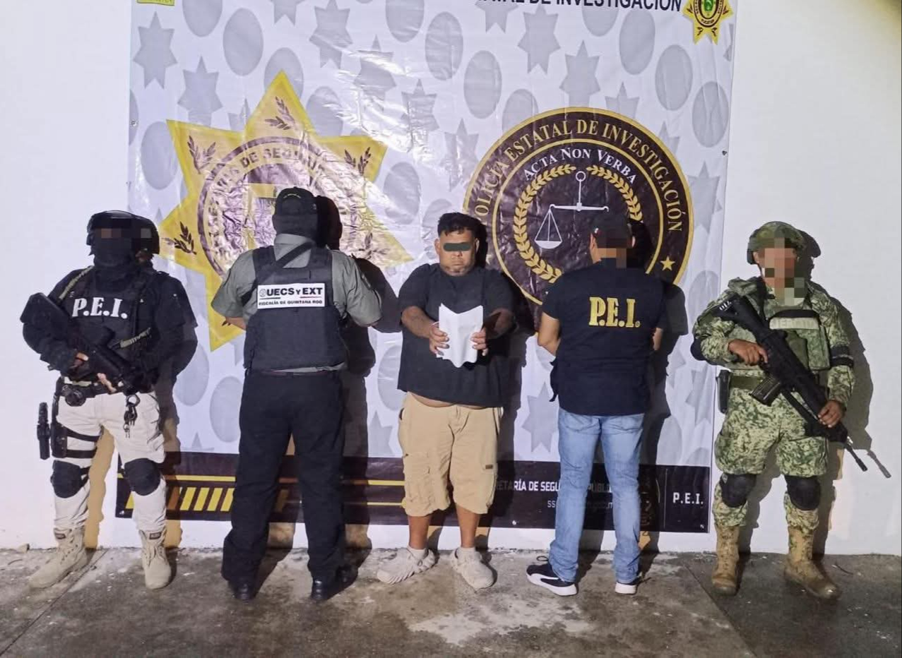 El probable delincuente fue presentado por las autoridades.