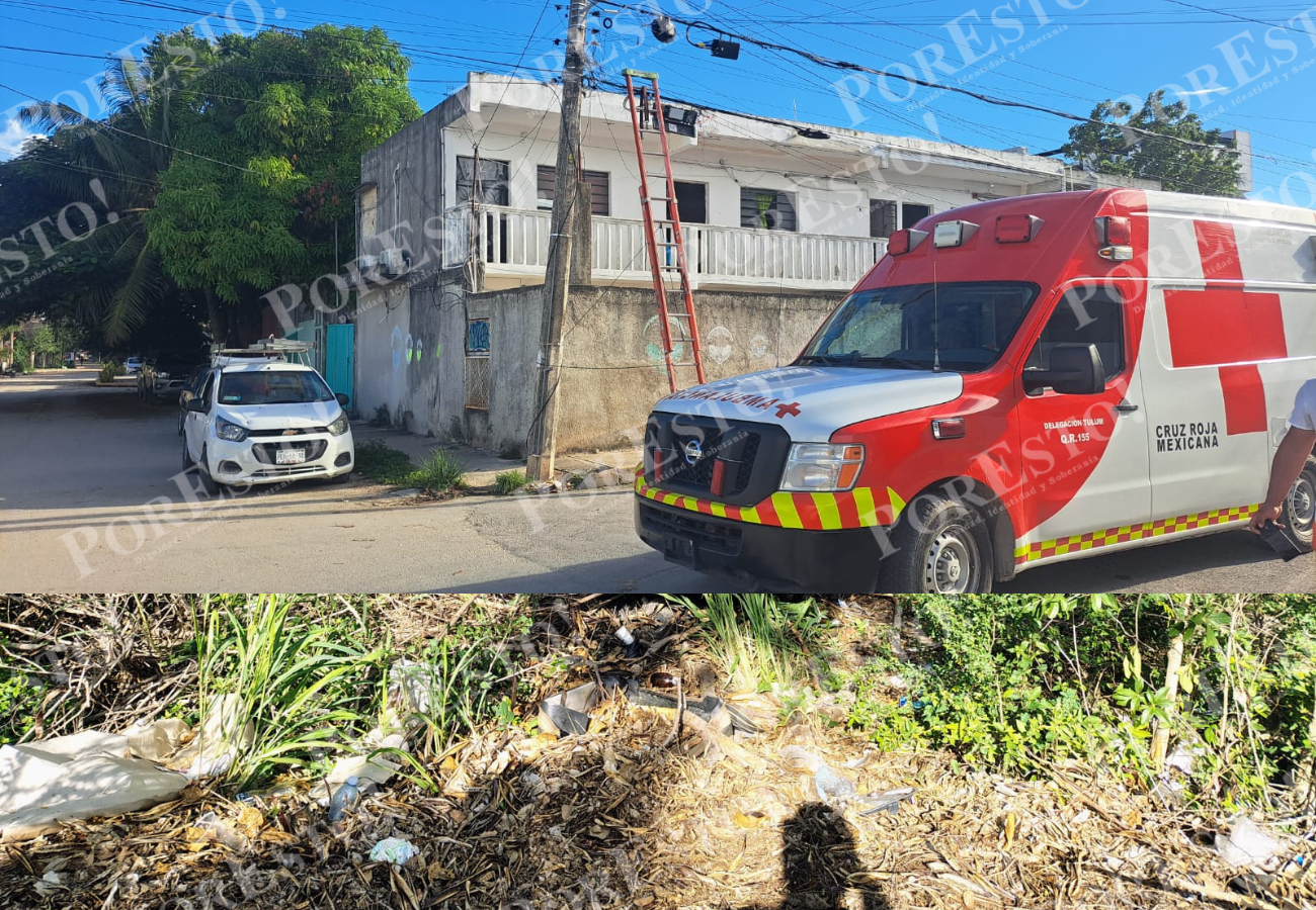 Tras ser atendido por paramédicos, el hombre fue llevado al hospital IMSS-Bienestar de Tulum