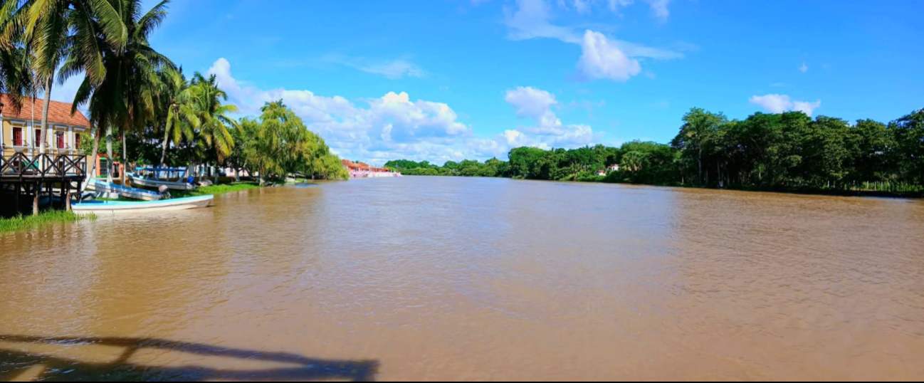 El río Palizada alcanzó este miércoles 4.50 metros sobre el nivel del mar.