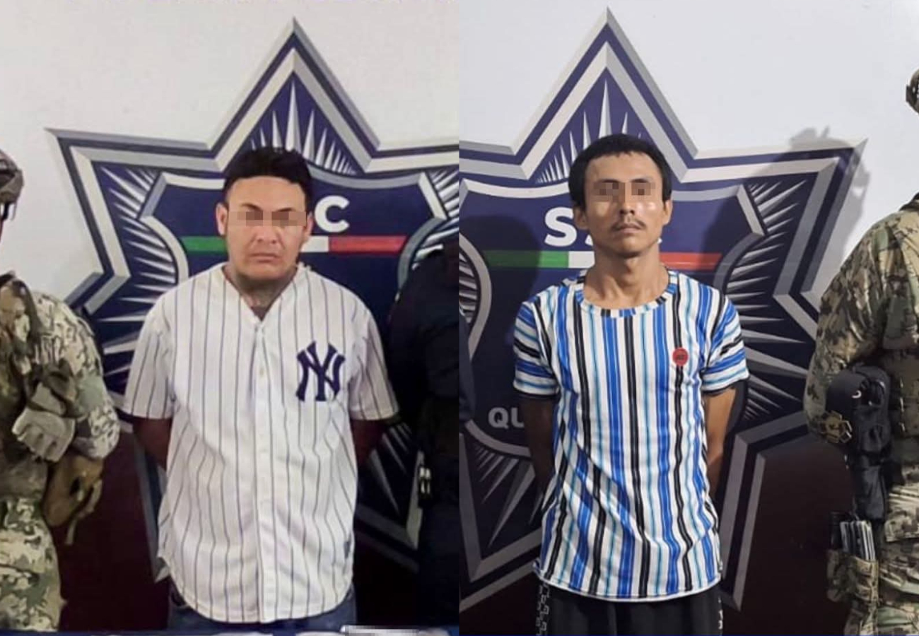 Los detenidos fueron identificados como Carlos Javier "N" y Víctor Manuel "N"