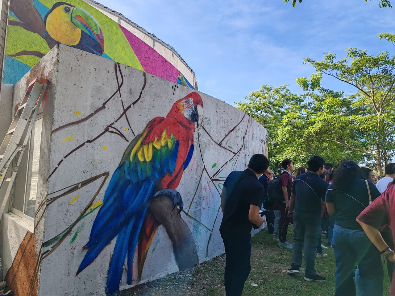 Se pintaron más de 8 mil murales en todo el país como parte de esta estrategia nacional.