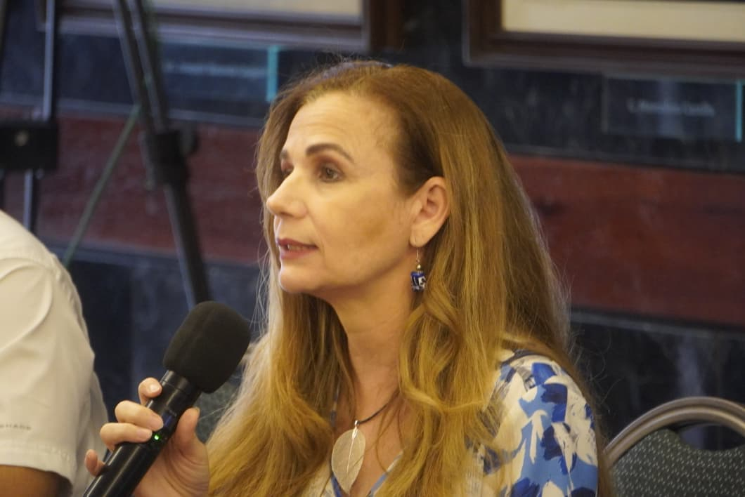 Titular de la Comisión de Desarrollo de Suelo y Vivienda del Estado (Codesvi), Elvira de la Peña Abreu