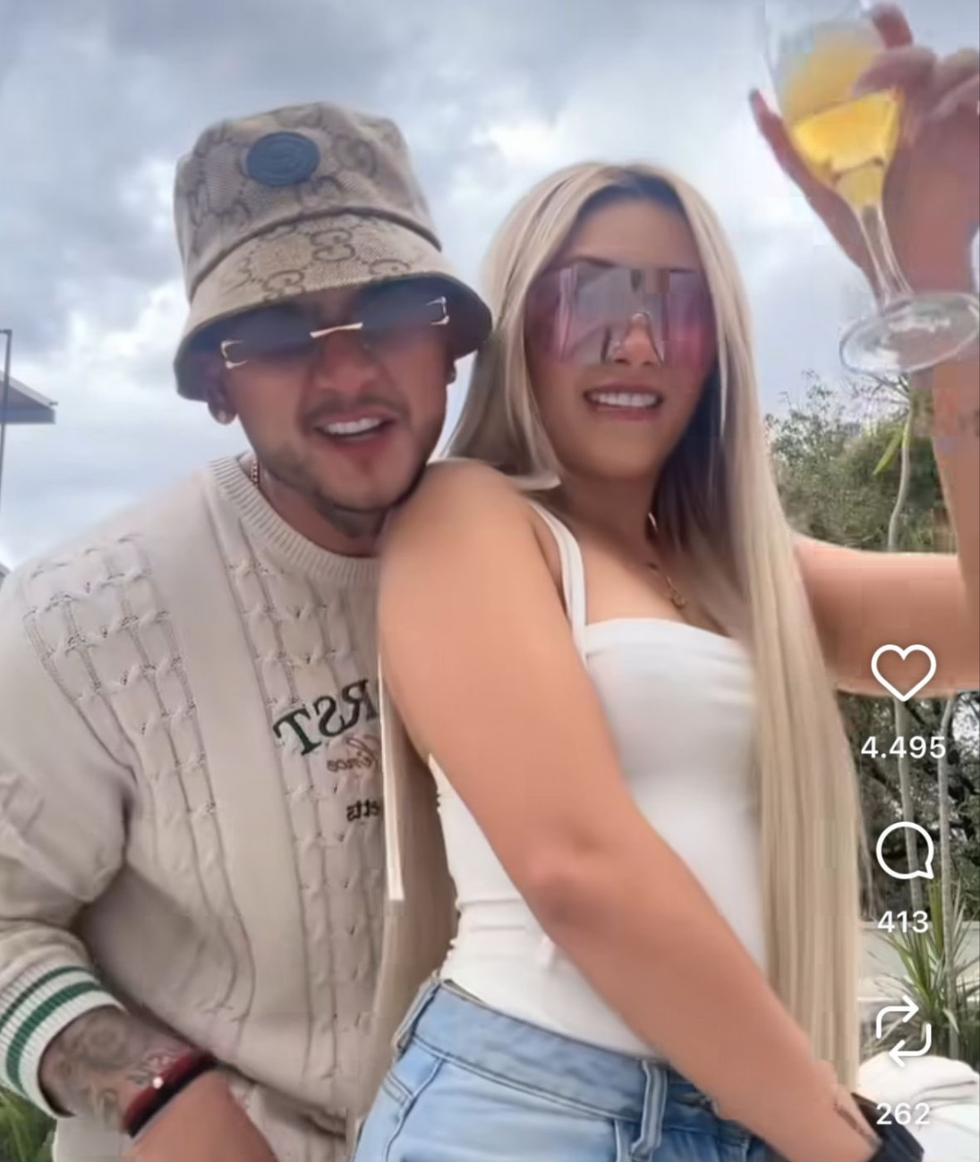 Una de las últimas fotos juntos