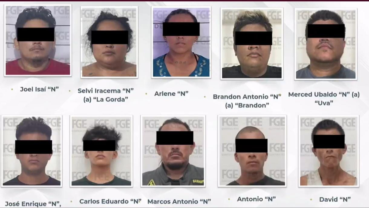 Un gran número de implicados fueron detenidos durante la realización de los operativos