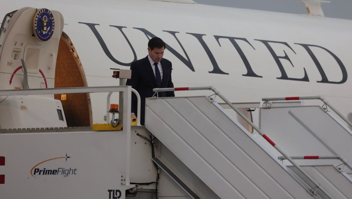 Marco Rubio, secretario de Estado de Estados Unidos, aterrizó ayer en el AIFA para su encuentro con la presidenta de México, Claudia Sheinbaum Marco Rubio, secretario de Estado de Estados Unidos, aterrizó ayer en el AIFA para su encuentro con la presidenta de México, Claudia Sheinbaum