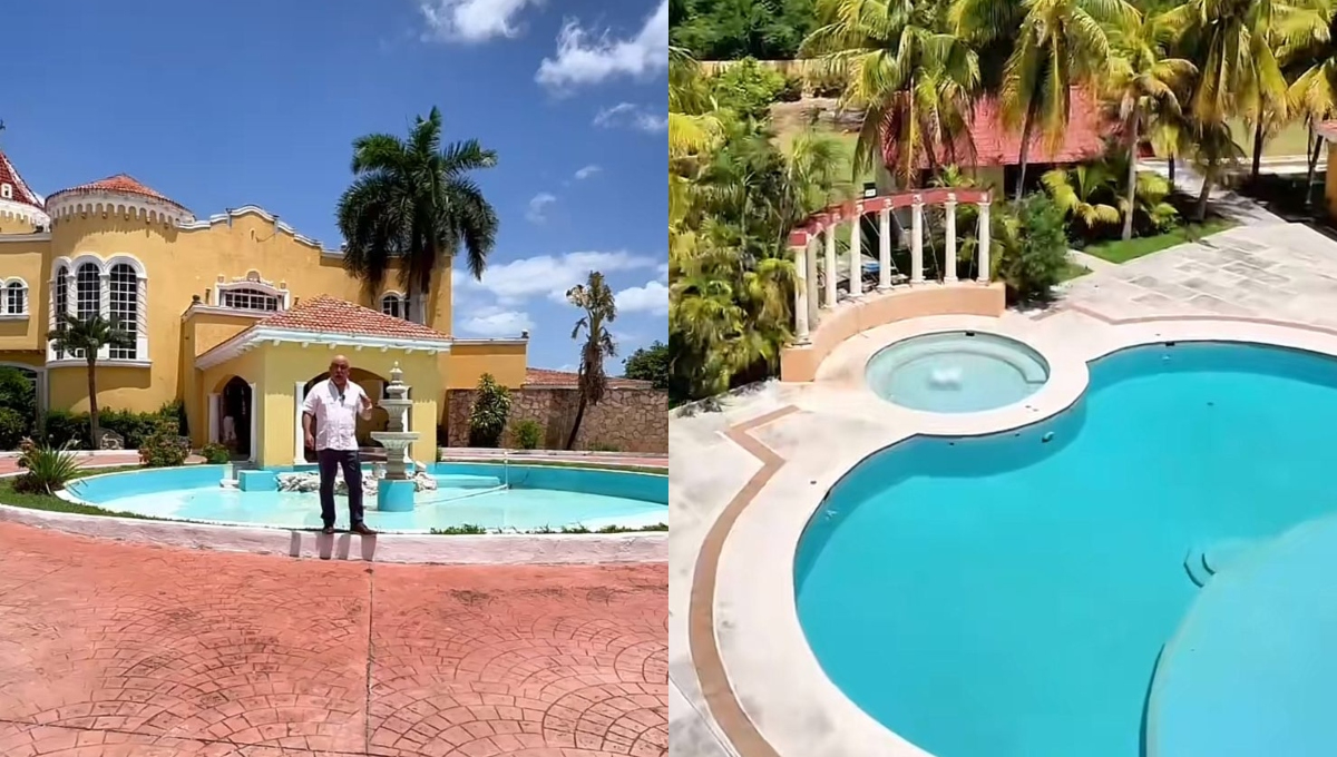 Uno de los principales atractivos de la mansión es la enorme piscina Uno de los principales atractivos de la mansión es la enorme piscina