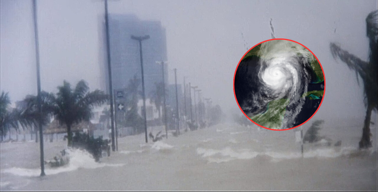 El huracán Opal golpeó Campeche el 30 de septiembre de 1995 con vientos de hasta 240 km/h.