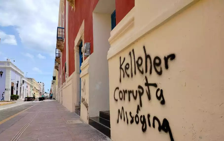 Patrimonio de Campeche será restaurado tras actos vandálicos en marchas ciudadanas