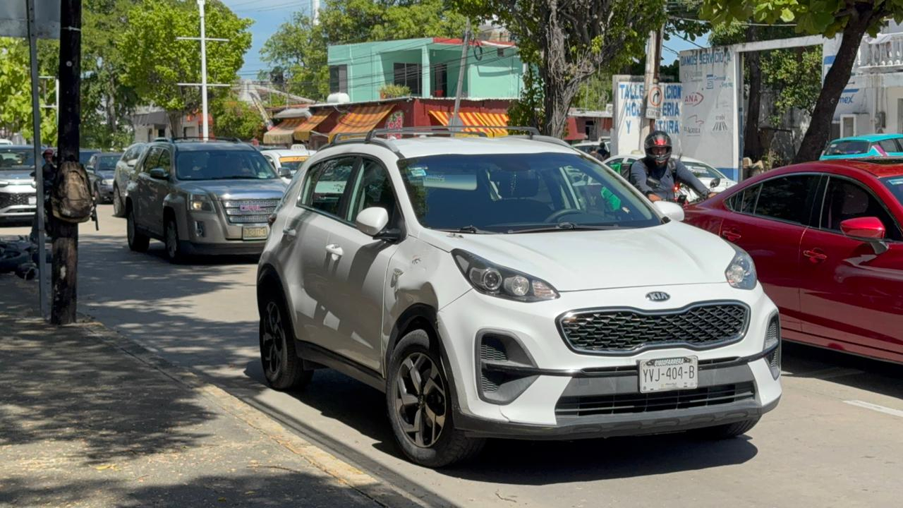 El accidente generó congestionamiento vial en la zona.