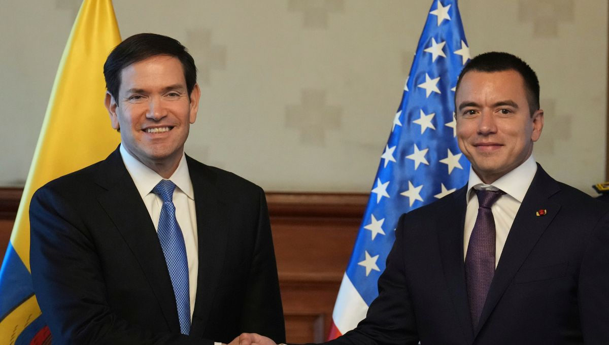 Marco Rubio, secretario de Estado de Estados Unidos y Daniel Noboa, presidente de Ecuador Marco Rubio, secretario de Estado de Estados Unidos y Daniel Noboa, presidente de Ecuador