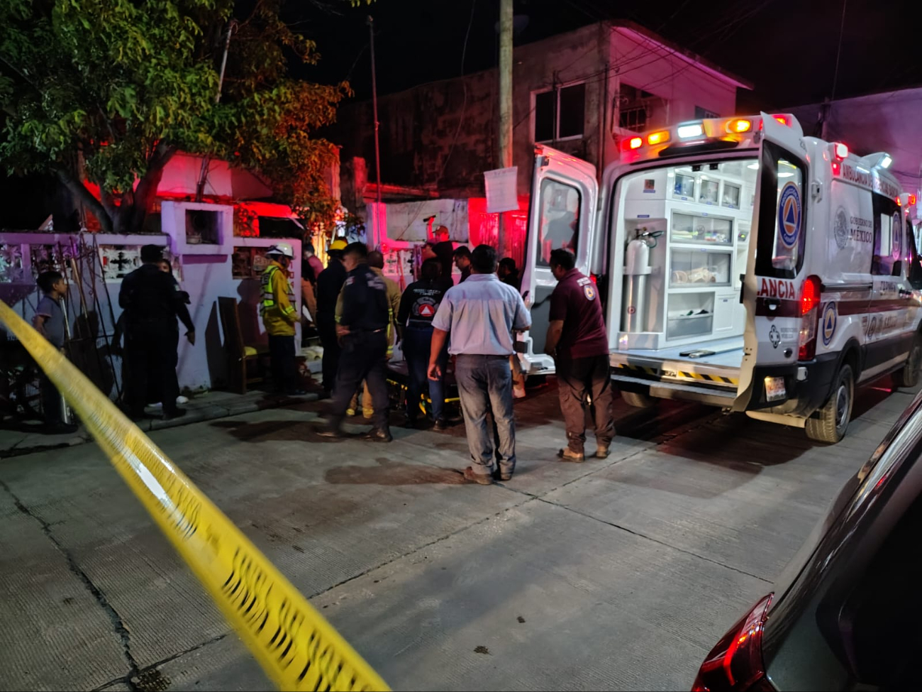 Los cuerpos de emergencia acudieron al lugar de los hechos.