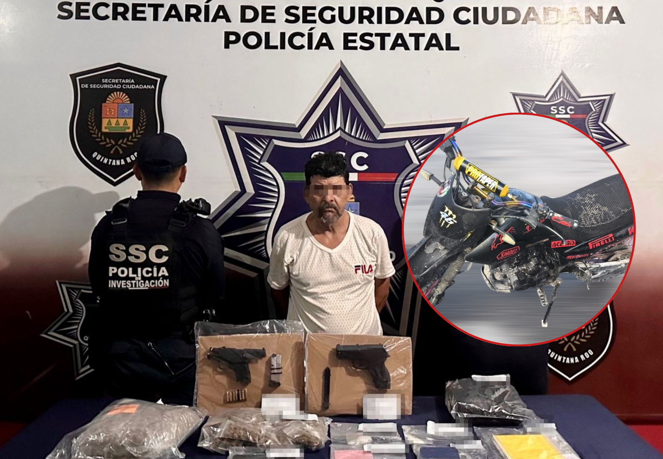 Por posibles delitos contra la salud, detienen a un hombre en Cancún