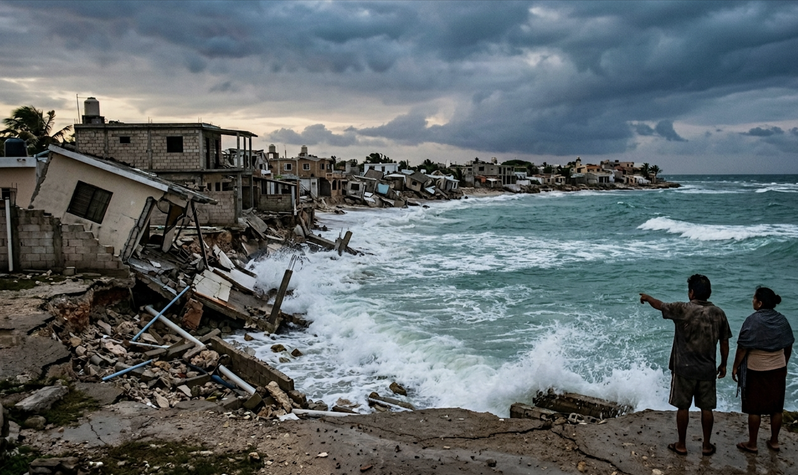 La disminución de la arena pone en jaque a dueños de propiedades y pescadores de la costa