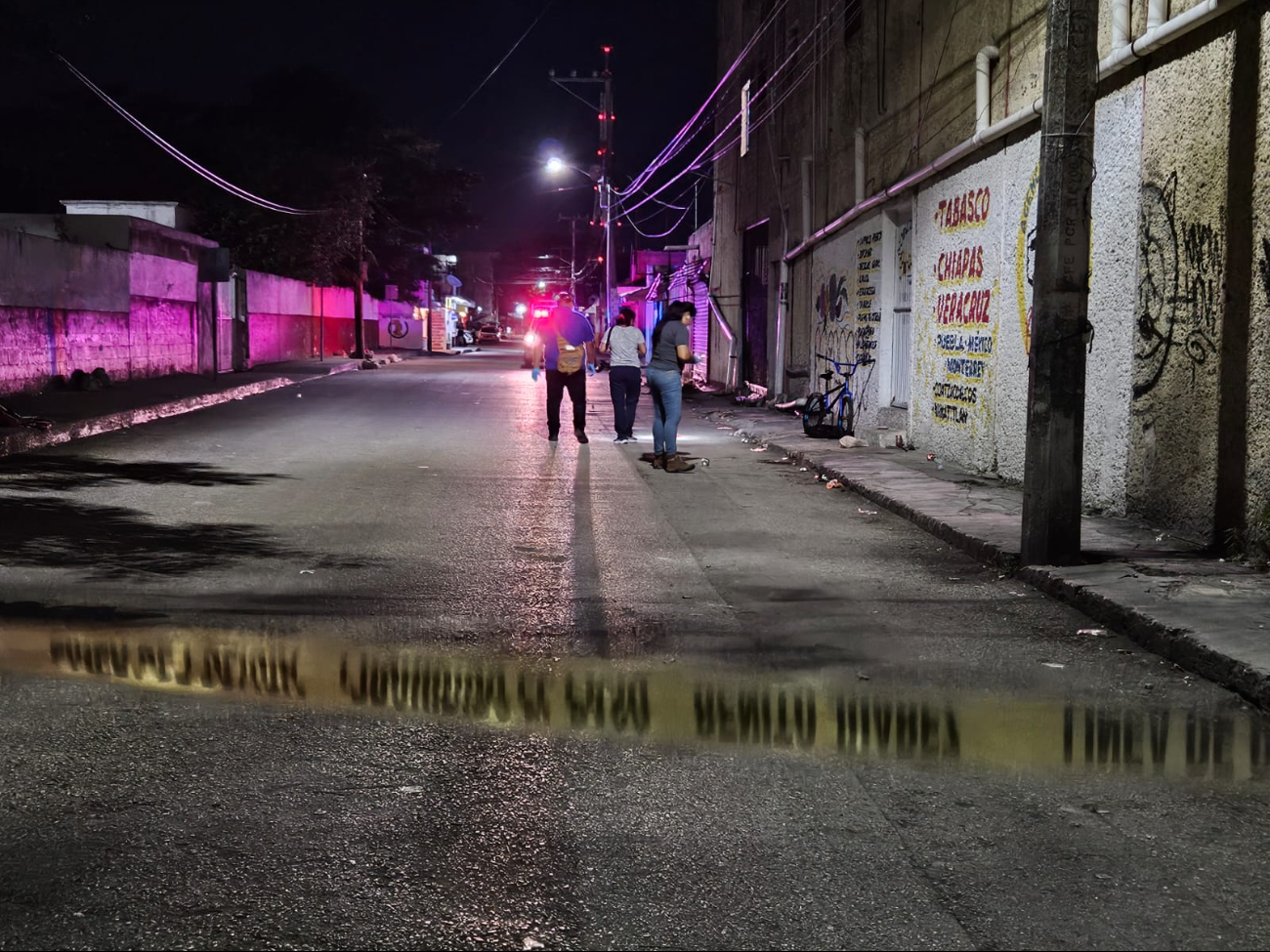 El ataque a balazos en la Supermanzana 66 fue reportado alrededor de las 20:30 horas.