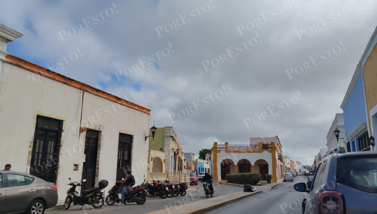 Campeche amaneció con cielo muy nublado y ambiente fresco
