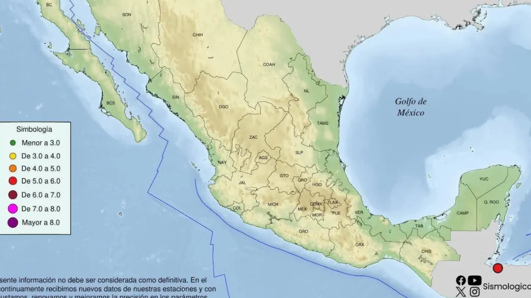 En la zona sur de Quintana Roo, de acuerdo con las autoridades, se resintieron efectos en Chetumal e Xcalak