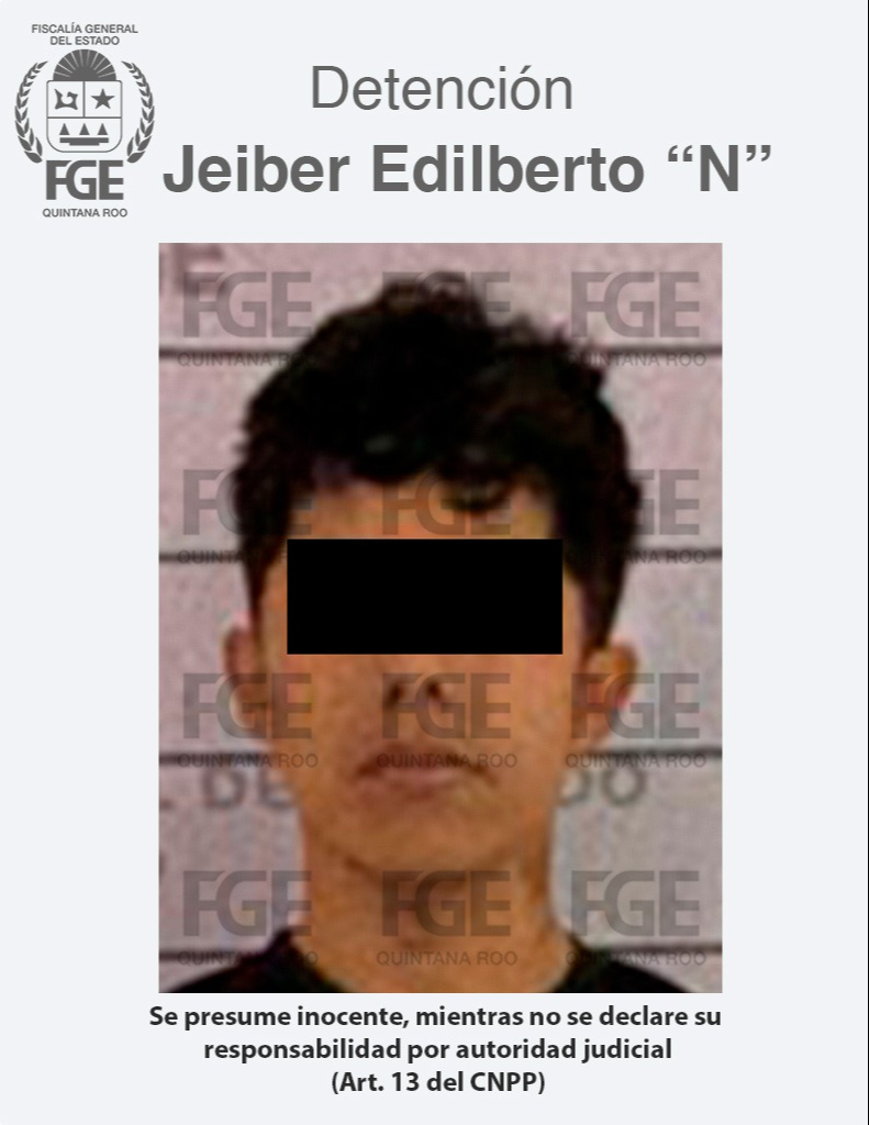 En Chetumal fue detenido en flagrancia Jeiber Edilberto “N” con presuntos estupefacientes.