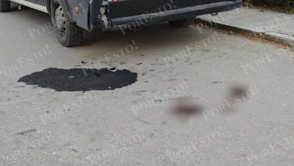 Fue trasladado al hospital IMSS Bienestar para su atención médica.