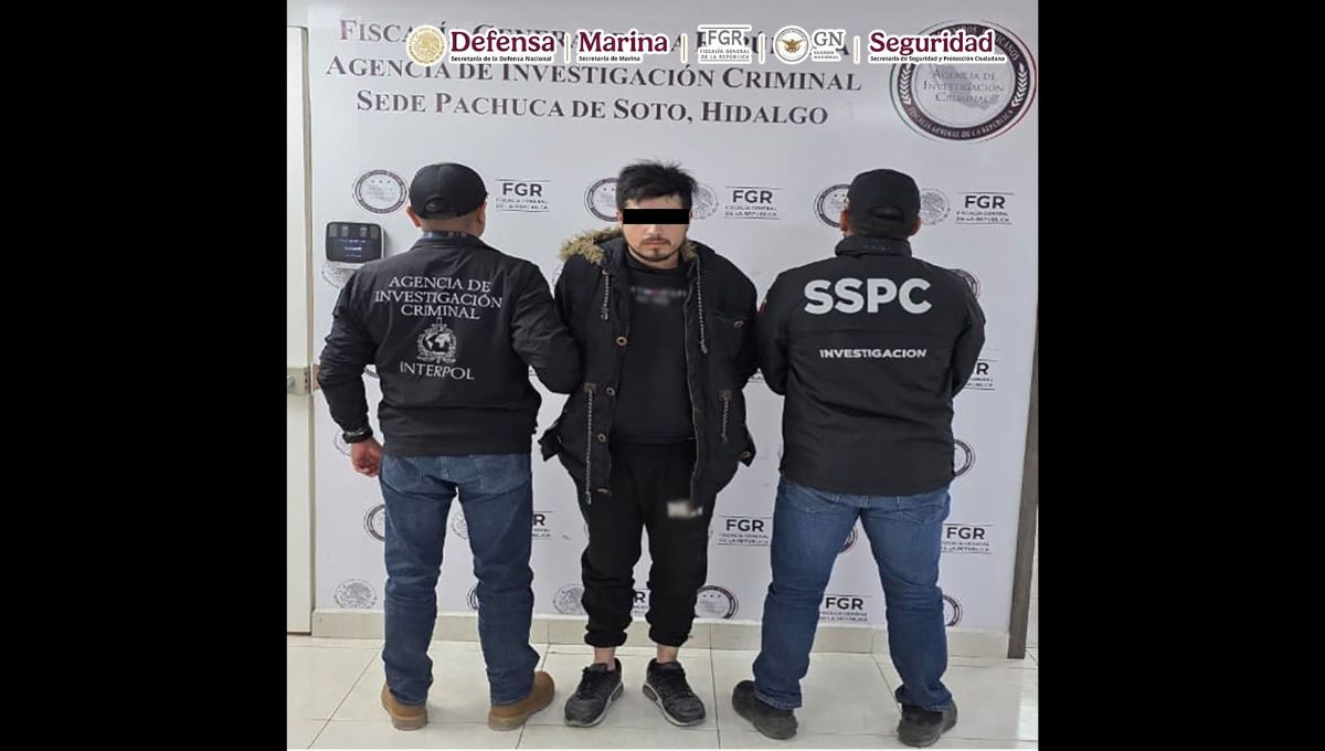 La aprehensión fue resultado de trabajos de inteligencia, así como del intercambio de información estratégica con el FB