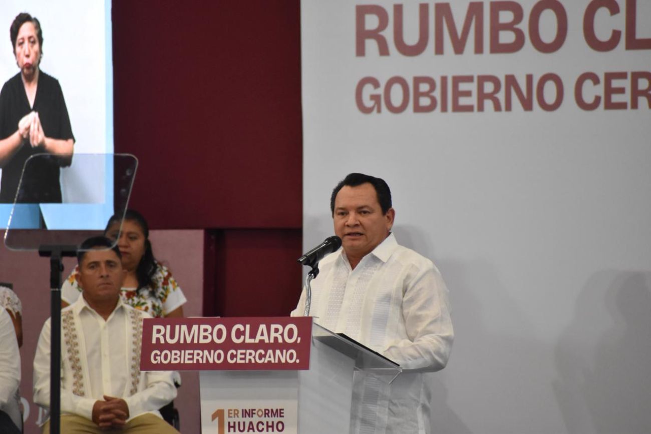 El Primer Informe de Joaquín Díaz Mena fue un acto para destacar su compromiso por el bienestar de los yucatecos