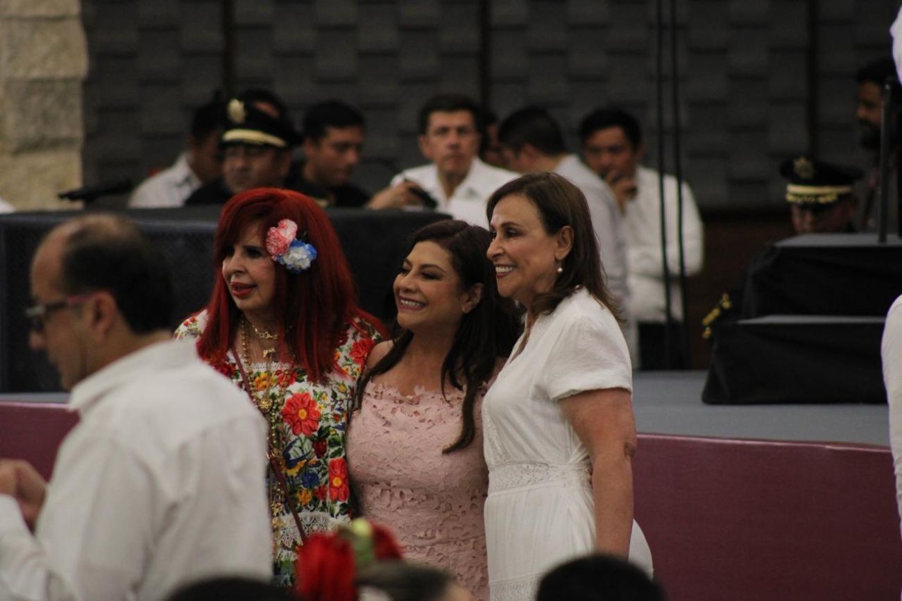 Layda Sansores, Clara Brugada y Rocío Nahle, invitadas al Primer Informe de Joaquín Díaz Mena