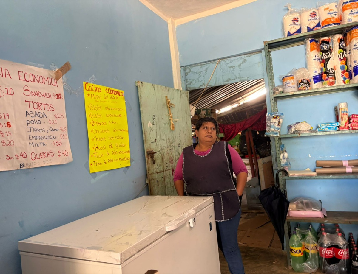 Doña Isabel ha visto complicaciones con su negocio debido al frio