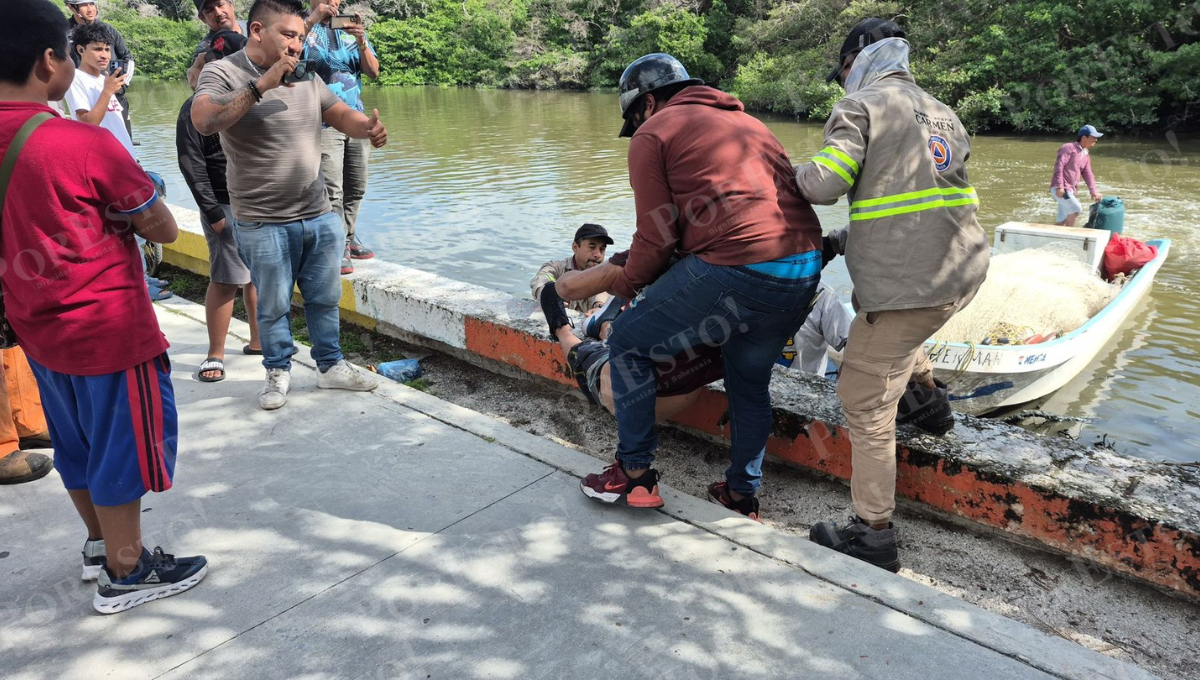 Se negó inicialmente a salir, lo que aumentó el riesgo bajo el puente de la caleta.