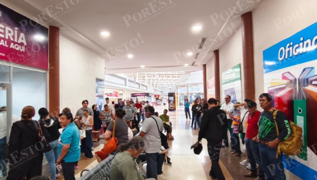 Contribuyentes reportan esperas de horas y pocas fichas en módulos alternos de cobro.