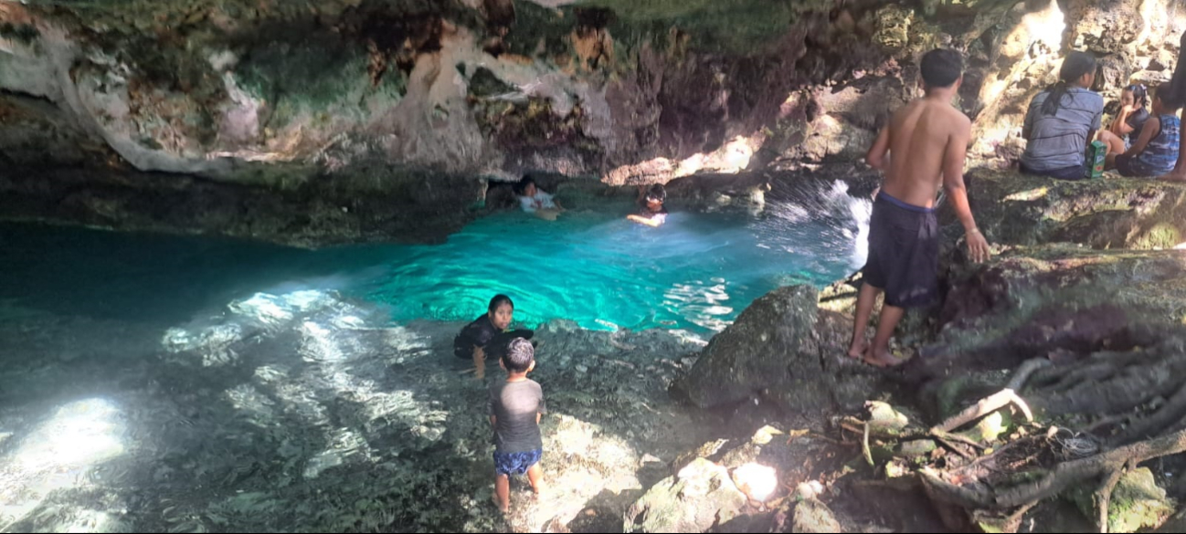 Visitantes lucieron decepcionados de encontrar un cuerpo de agua sucio